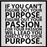 IF YOU CAN'T FIGURE OUT YOUR PURPOSE, FIGURE OUT YOUR PASSION. FOR YOUR PASSION WILL LEAD YOU DIRECTLY TO YOUR PURPOSE.
